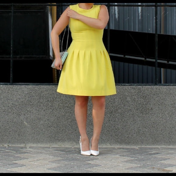H&M Sunny Sleeveless Pleated Fit Skater Dress - Picture 3 of 15